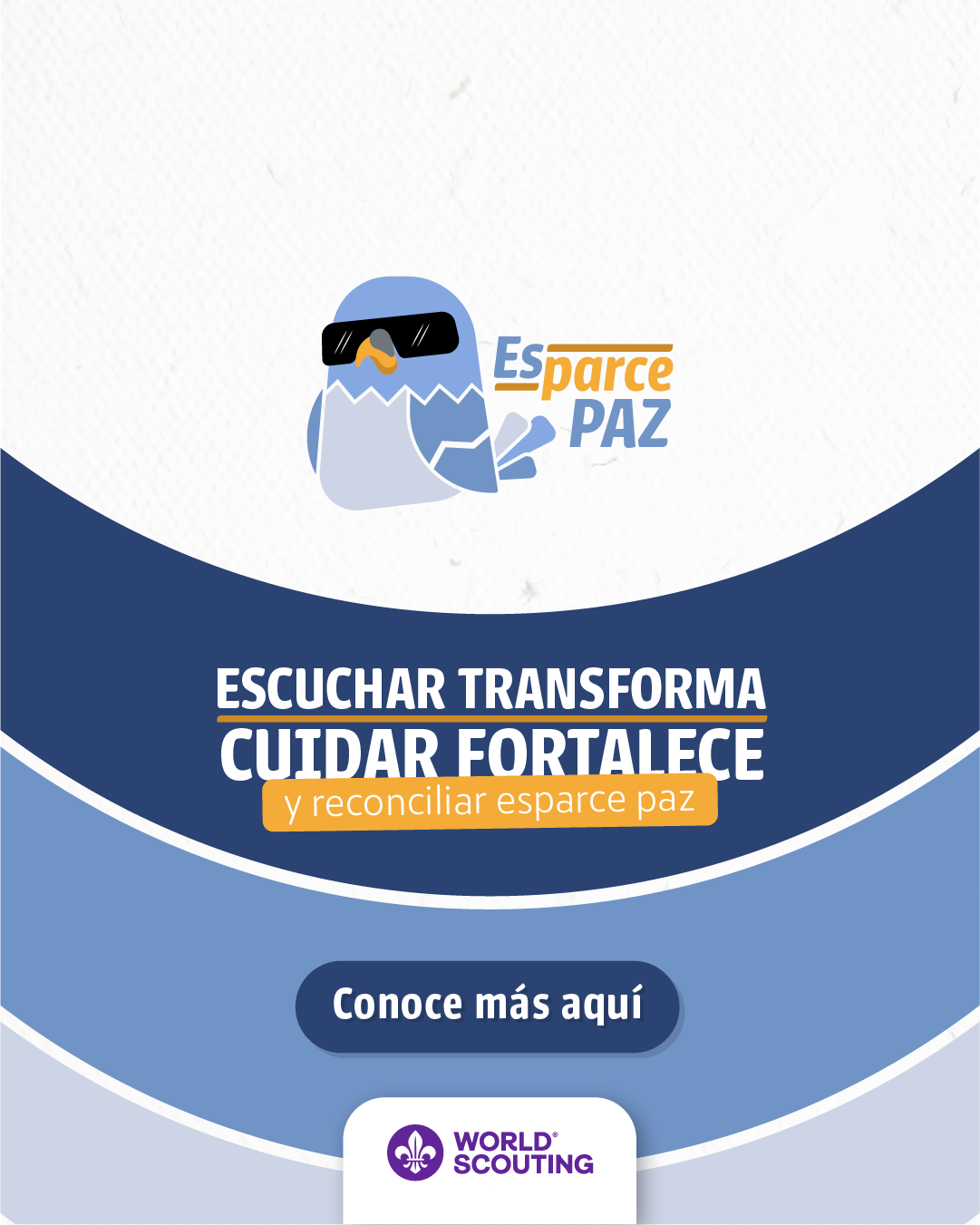 Banner EsParce Paz - Scouts de Colombia